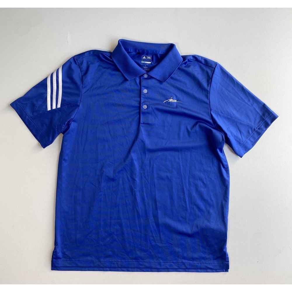 ADIDAS GOLF Pure Motion Cool Max Polo Large Performance Stretch Logo Wicking